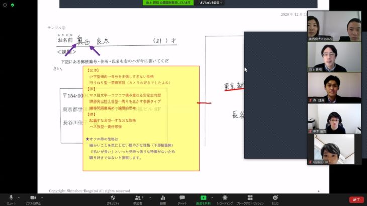 第149回定例会「ご縁をつなぐ筆跡~いい縁を作る名前の書き方~」